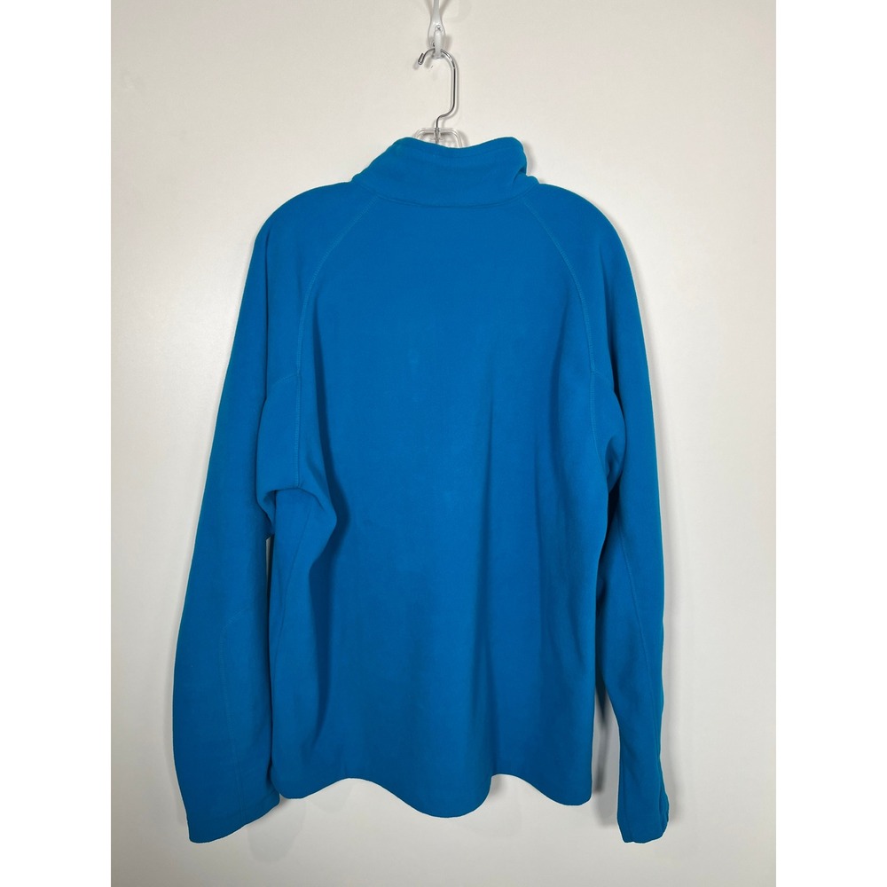 Columbia Blue 1/4 Zip Fleece‎ Pullover Jacket Mens XL Outdoor Gorpcore Hiking - Picture 4 of 5